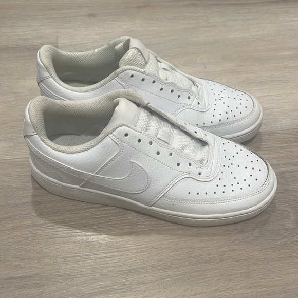 Nike Court Vision Low white Sneakers women’s size 8.5 men’s size 7 - Picture 2 of 7